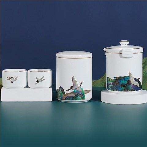 白鶴瓷具套裝|高檔禮品推薦