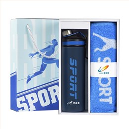 塑料杯+運動毛巾|健身禮品送什么