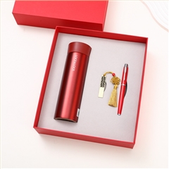 保溫杯+U盤+簽字筆|商務禮品套裝