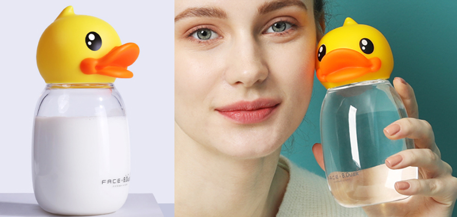 活動小禮品小黃鴨水杯