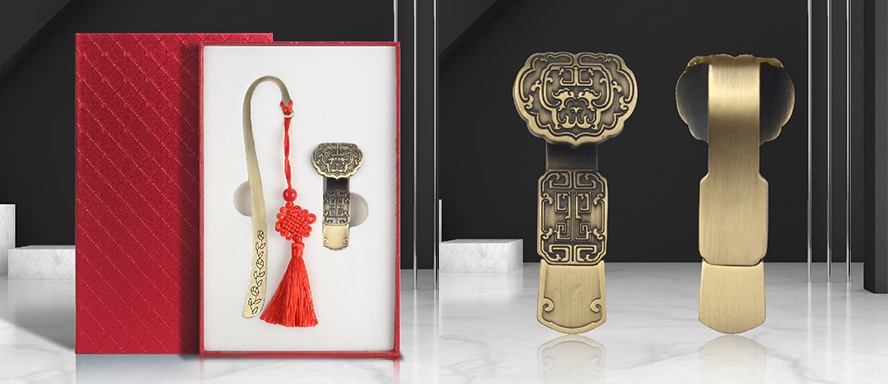 企業(yè)紀(jì)念禮品書(shū)簽U盤套裝