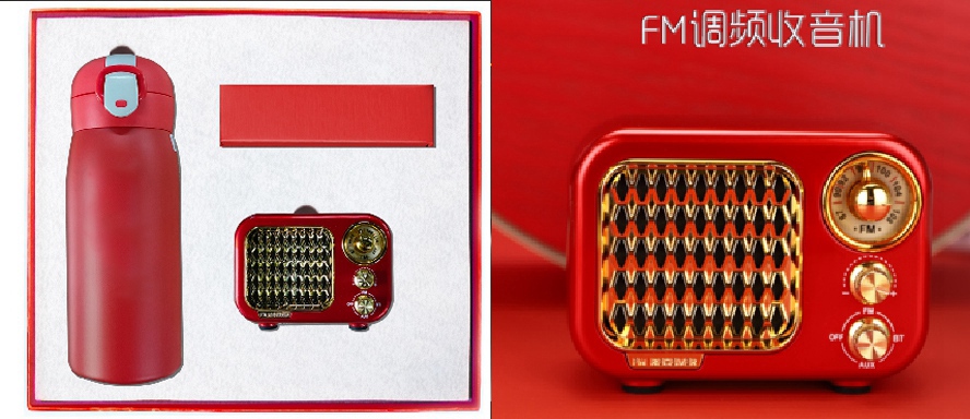 周年慶禮品復(fù)古保溫杯套裝