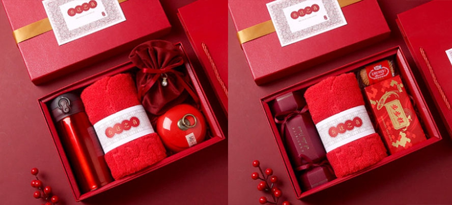 公司年會隨手禮保溫杯毛巾套裝