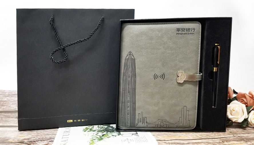 平安銀行禮品案例記事本電源