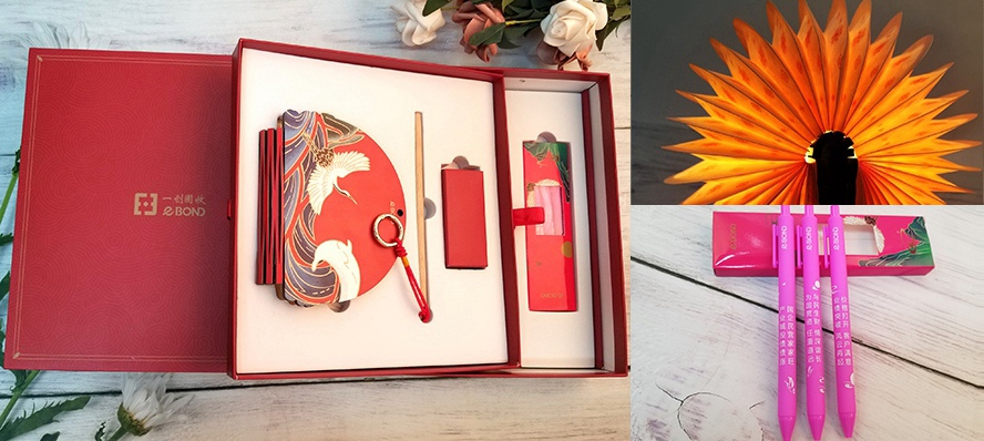 企業(yè)新年禮物書燈套裝定制