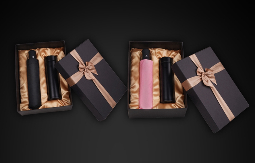 夏季活動(dòng)禮品保溫杯雨傘套裝