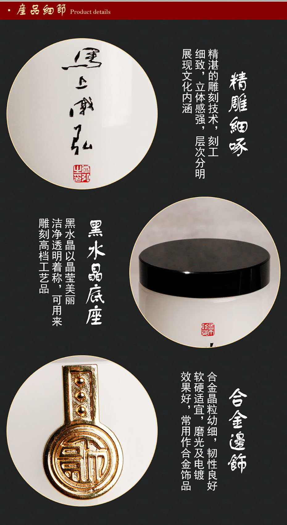 中禮集-復(fù)古琉璃筆筒擺件