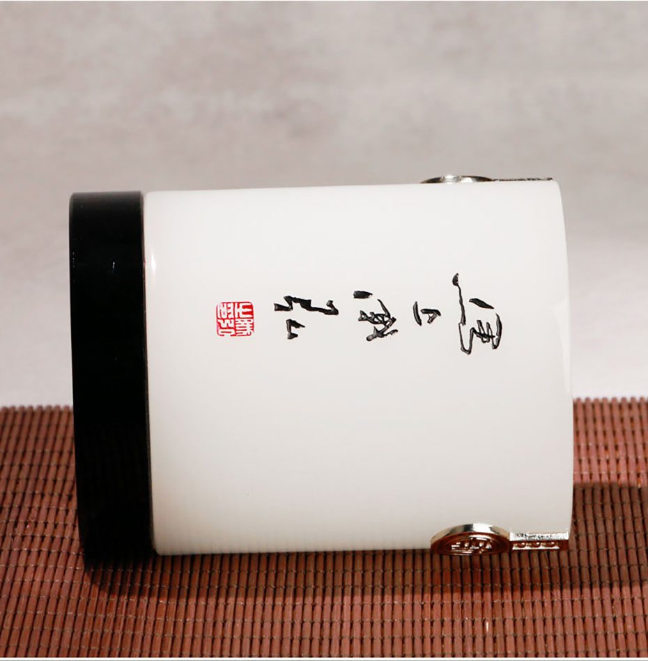 中禮集-高檔玉石琉璃筆筒定制