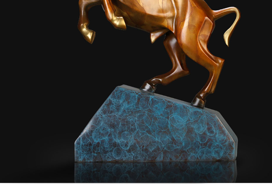 中禮集-銅牛工藝禮品定制