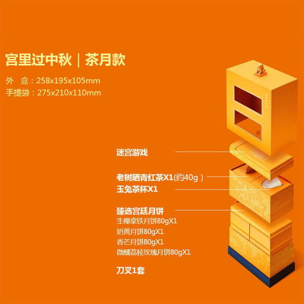 2022手提雙層中秋禮盒 微醺荔枝玫瑰月餅+香芒月餅+奶黃月餅+生椰拿鐵月餅+玉兔茶杯+老樹曬青紅茶+迷宮游戲 中秋禮品