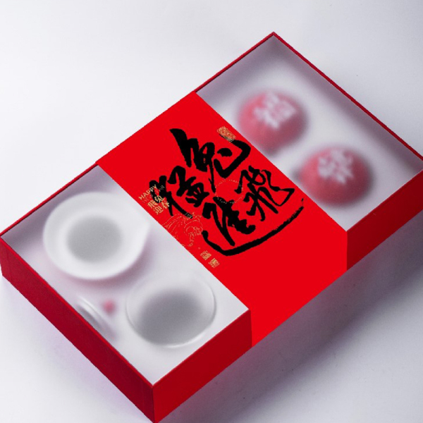 2023新年字器茶具套裝 字器杯4個+易泡壺1+收納布袋1+茶巾1商務(wù)茶具禮品1