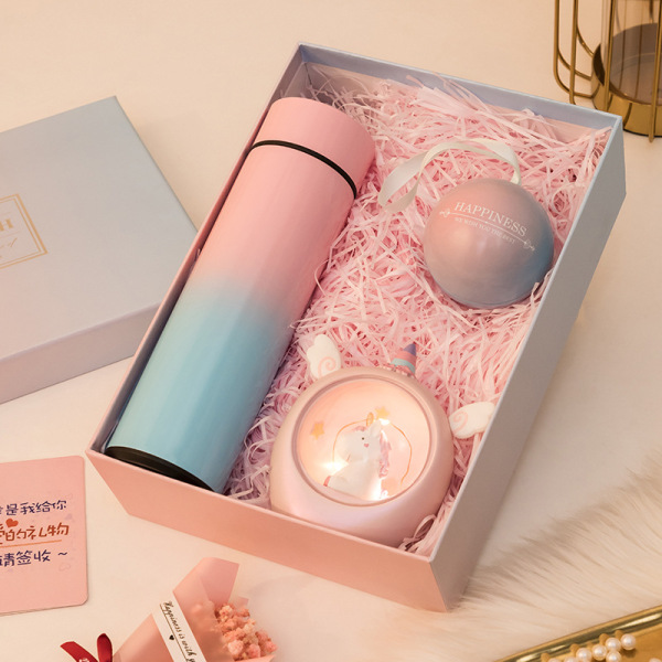 漸變色伴手禮套裝 創(chuàng)意實用禮盒套裝 活動禮品定制