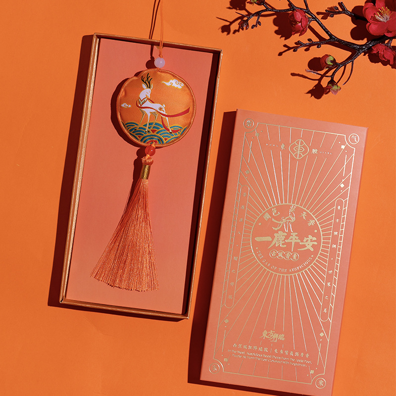 福鹿國潮香囊掛件|文創(chuàng)禮物