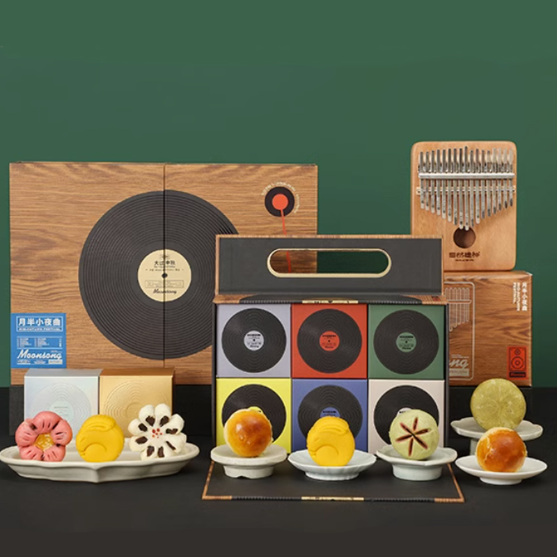 【月半小夜曲】2024中秋唱片機(jī)禮盒|創(chuàng)意中秋禮盒