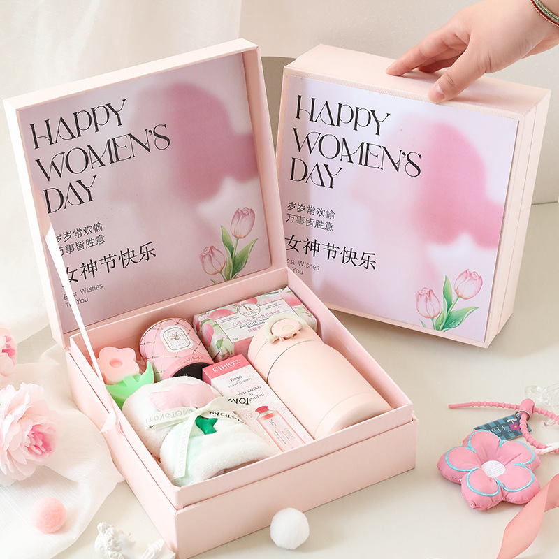 三八粉色翻蓋女神套餐|女神節(jié)員工禮品