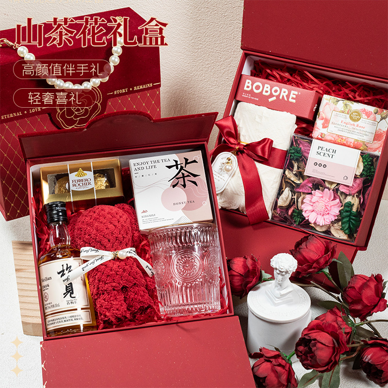 山茶花絲絨伴手禮套裝 |女神節(jié)禮品定制
