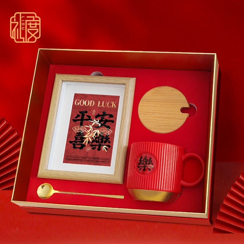 插畫(huà)相框馬克杯套裝